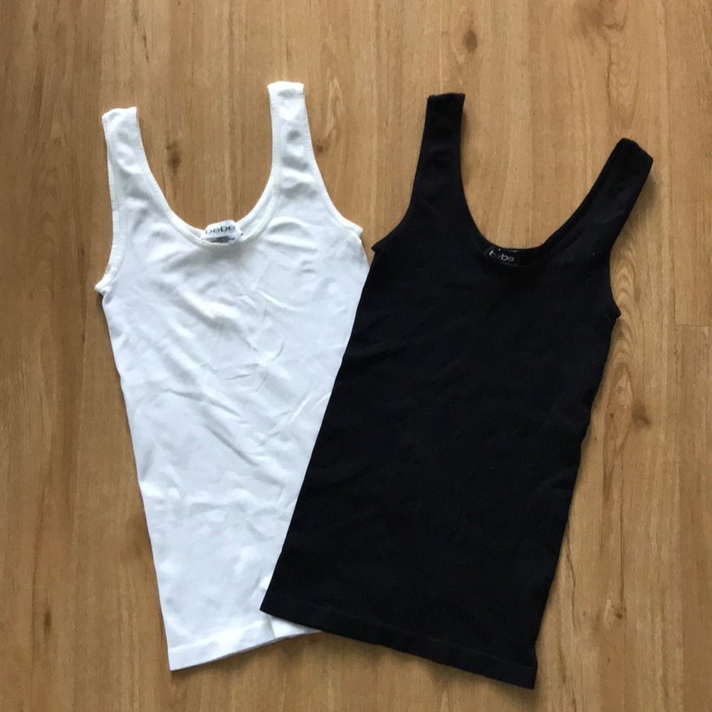 BEBE tank top (two)